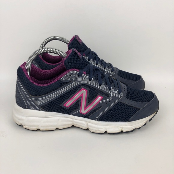 New Balance 470 Tech Ride Walking Running Shoe Womens Size 7 Navy Blue Purple - Picture 3 of 9